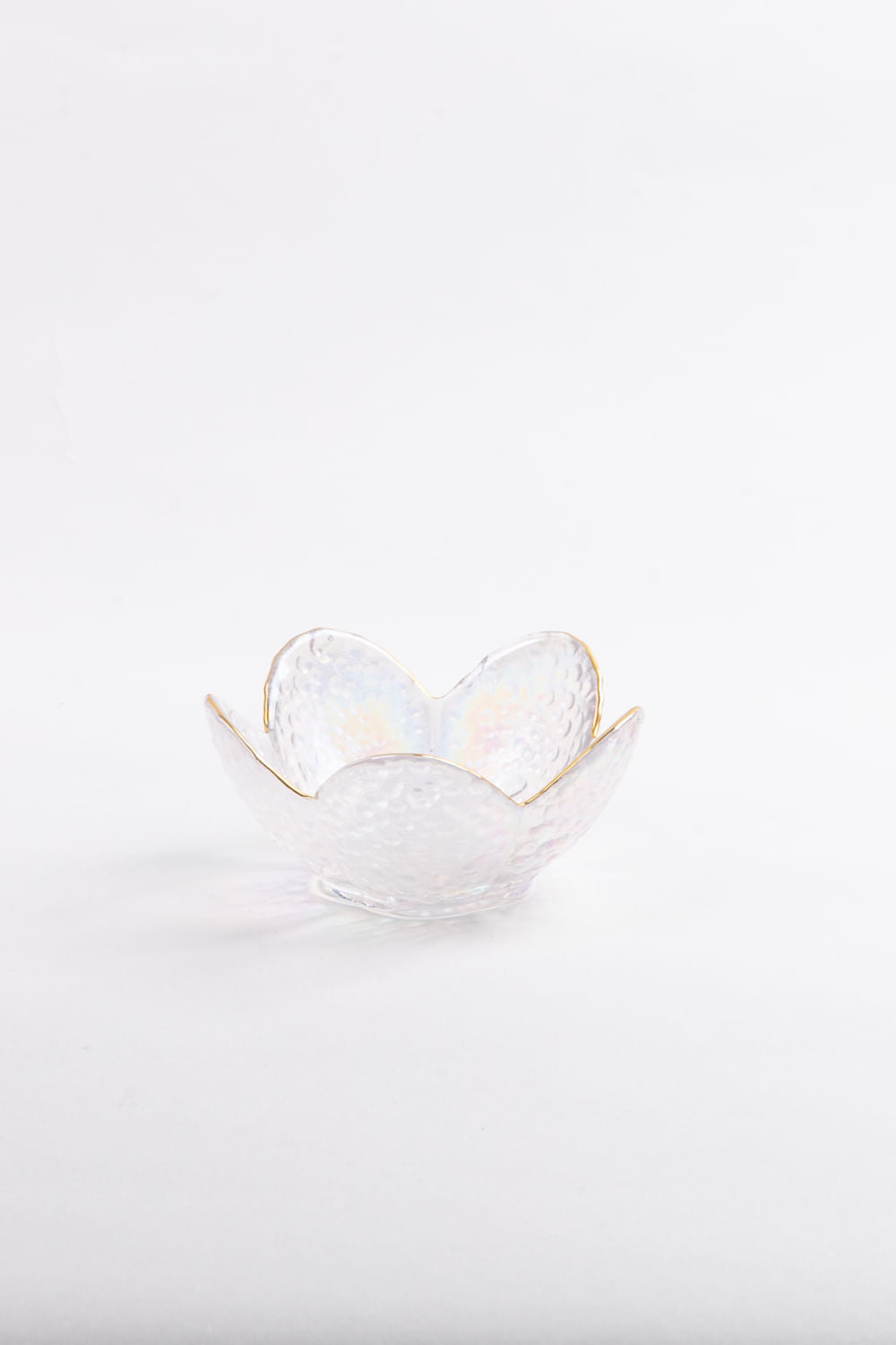 MINI BOWL FLOR BORDA DOURADA SOPRO FURTA COR