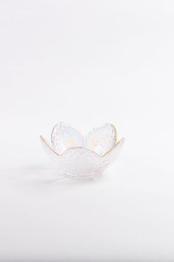 MINI BOWL FLOR BORDA DOURADA SOPRO FURTA COR