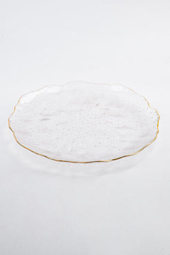 SOUSPLAT BORDA DOURADA SOPRO CLEAR GOLD