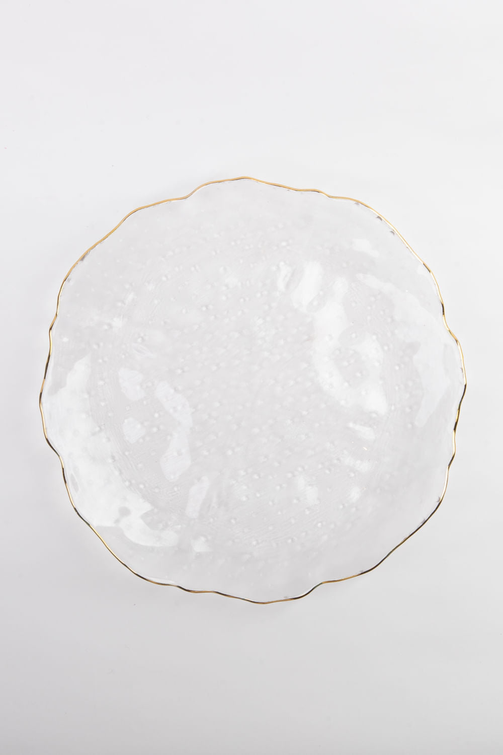 SOUSPLAT BORDA DOURADA SOPRO CLEAR GOLD