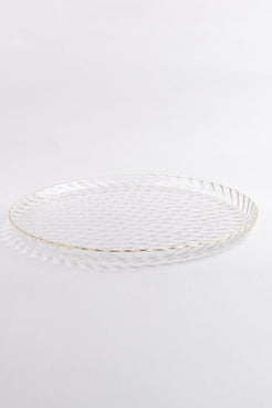 SOUSPLAT GRANDE BORDA DOURADA SOPRO CLEAR GOLD