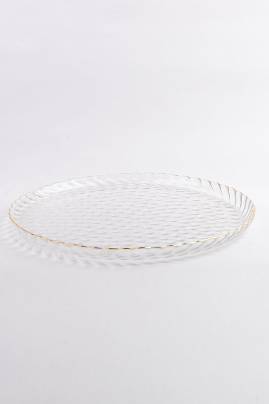 SOUSPLAT GRANDE BORDA DOURADA SOPRO CLEAR GOLD