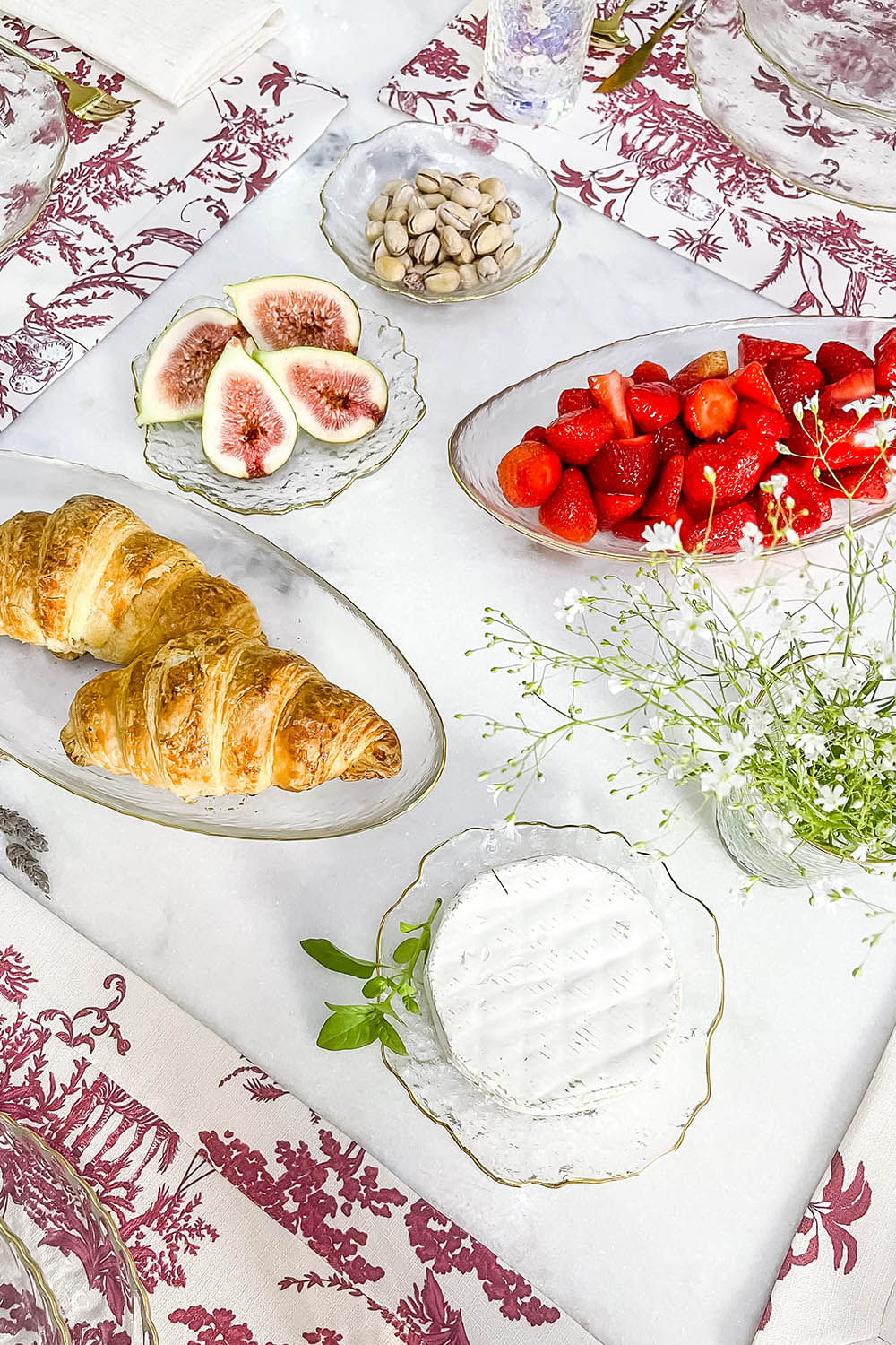 TRAVESSA BORDA DOURADA SOPRO CLEAR GOLD