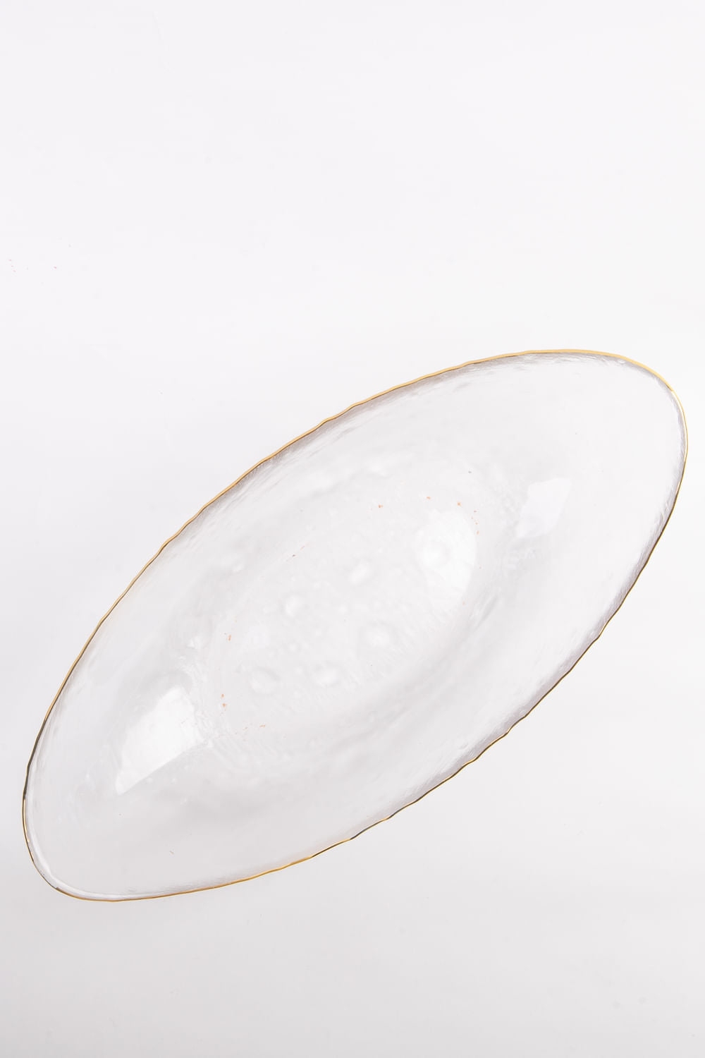 TRAVESSA BORDA DOURADA SOPRO CLEAR GOLD