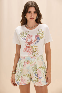 SHORT SEAWEED  OFF WHITE