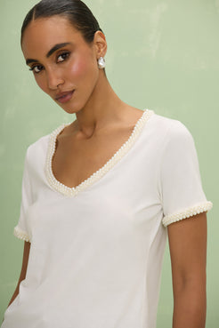 T-SHIRT TEE LOTUS OFF WHITE