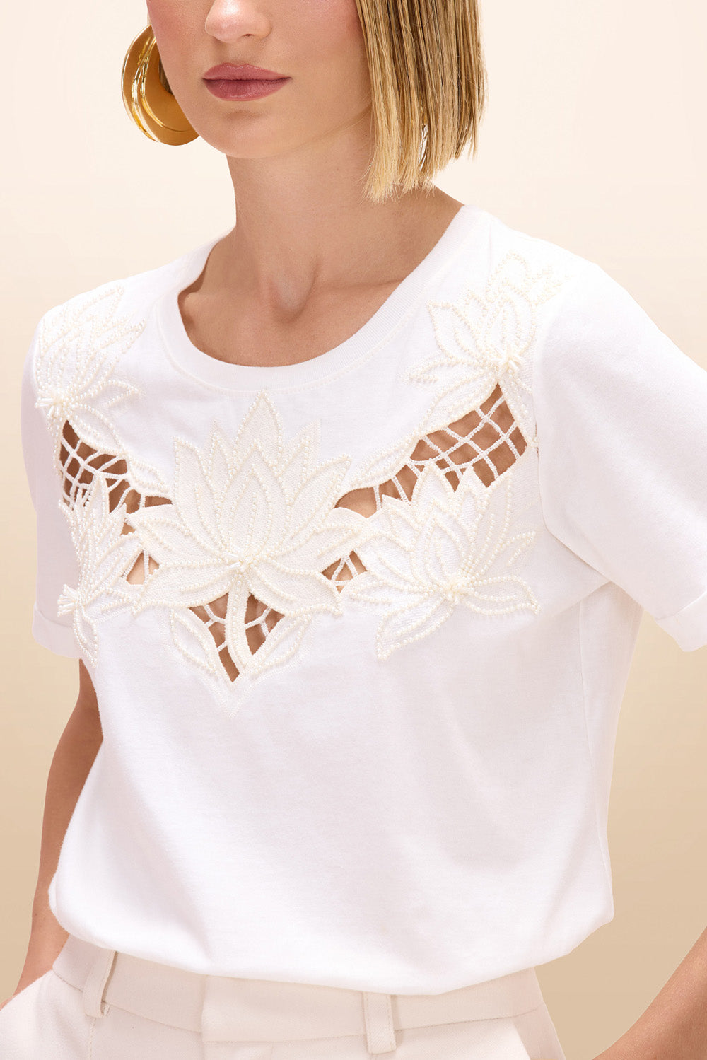 T-SHIRT TEE IRIS OFF WHITE