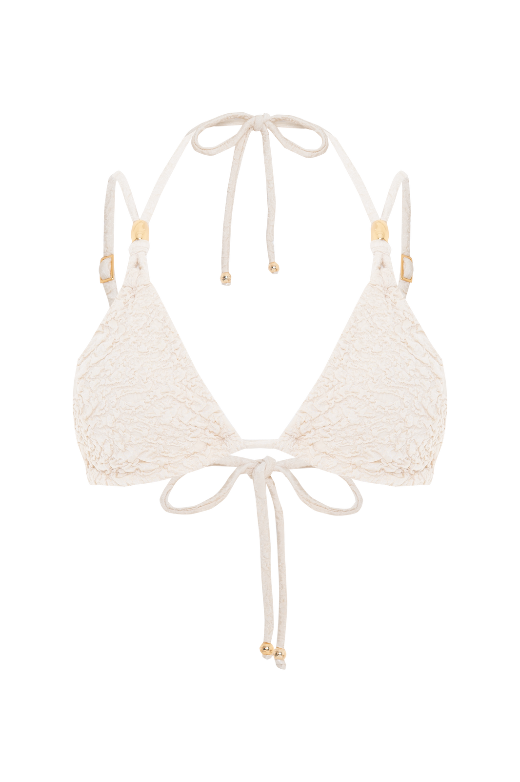 TOP MALHA GAVEA BEGE