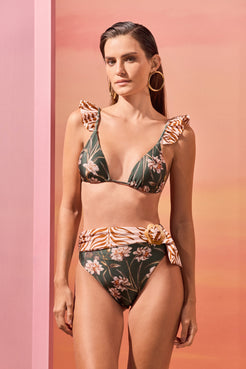HOT PANT LYCRA NARCISSUS VERDE ESCURO