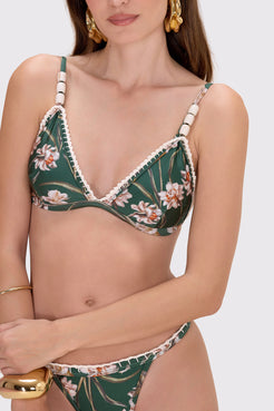 TOP LYCRA NARCISSUS VERDE ESCURO