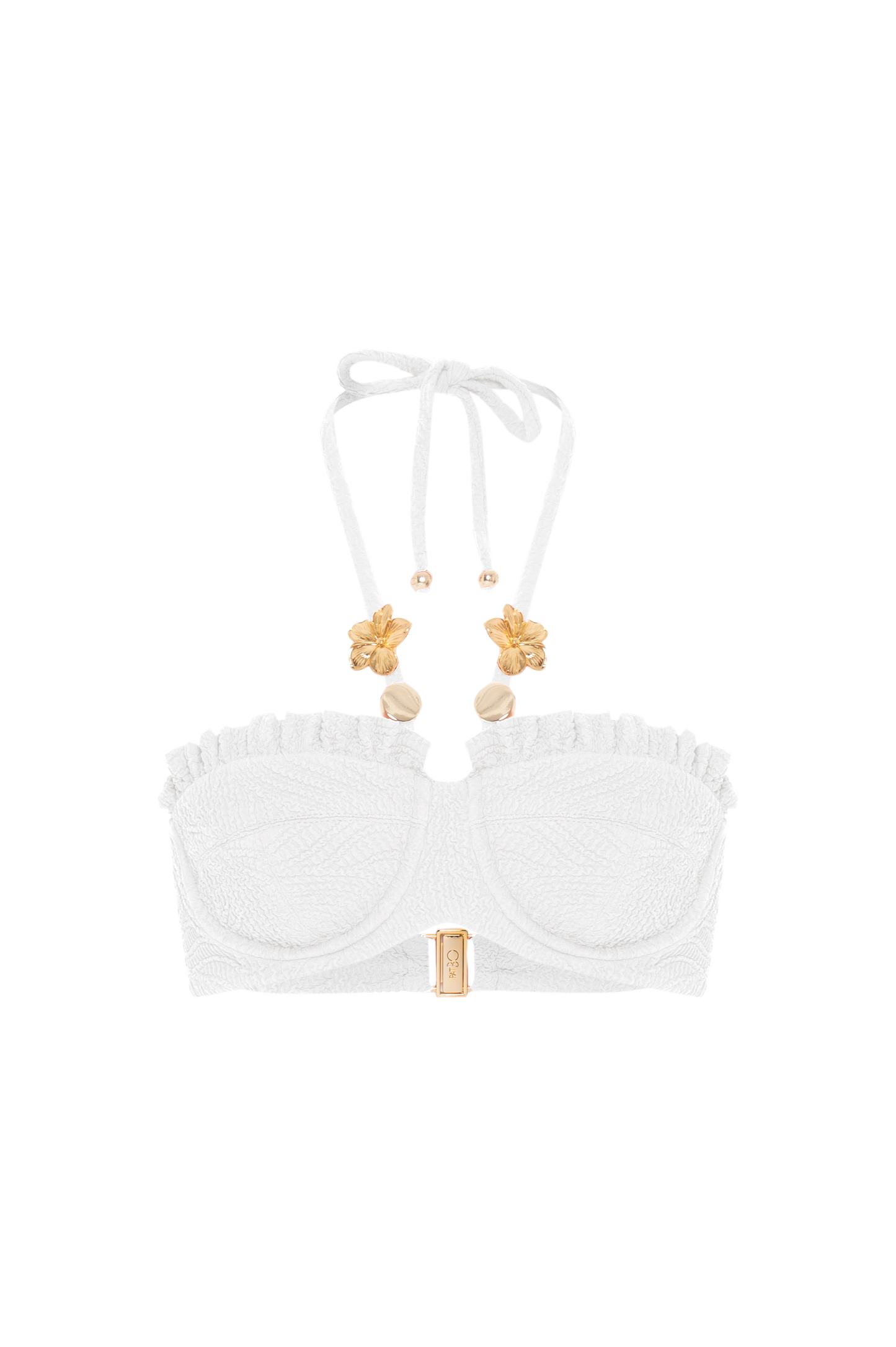TOP DE BIQUINI BREEZE JACQUARD OFF WHITE