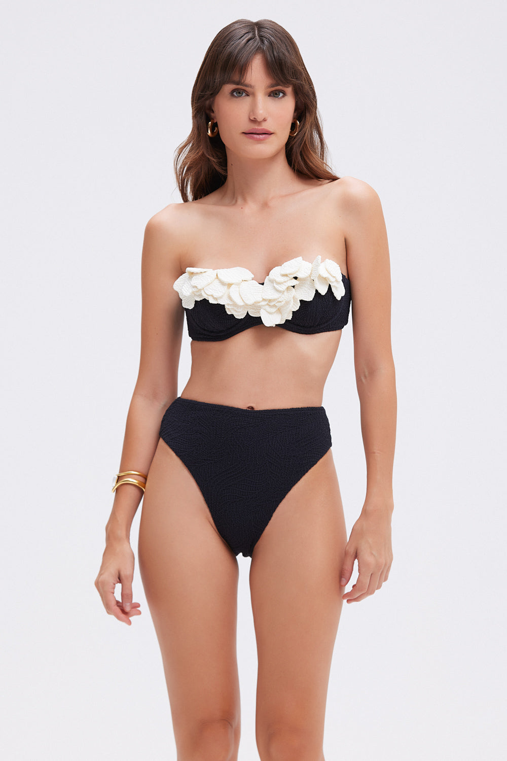 HOT PANTS BREEZE JACQUARD PRETO