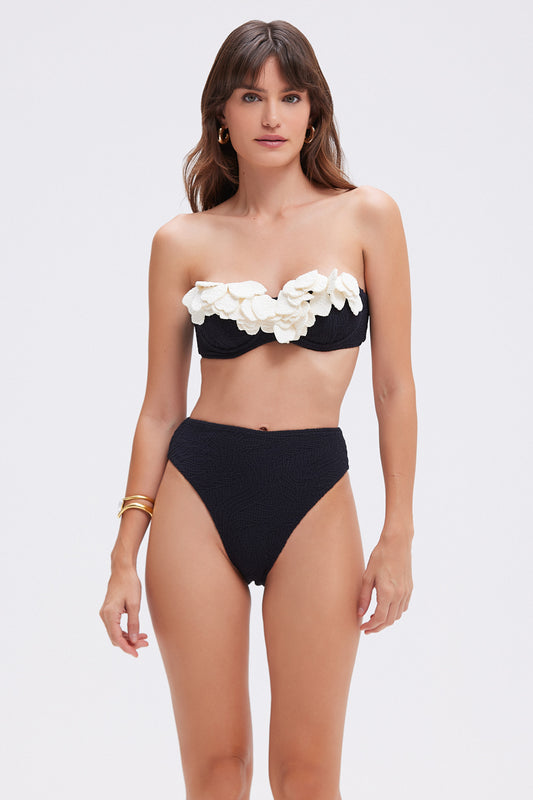 HOT PANTS BREEZE JACQUARD PRETO