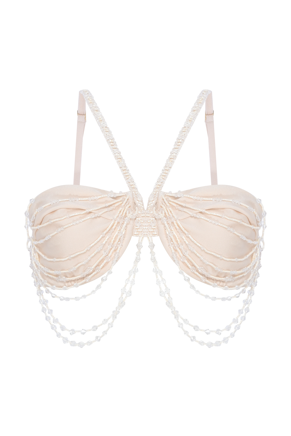 TOP DE BIQUINI GOLDEN DUNE LYCRA OFF WHITE