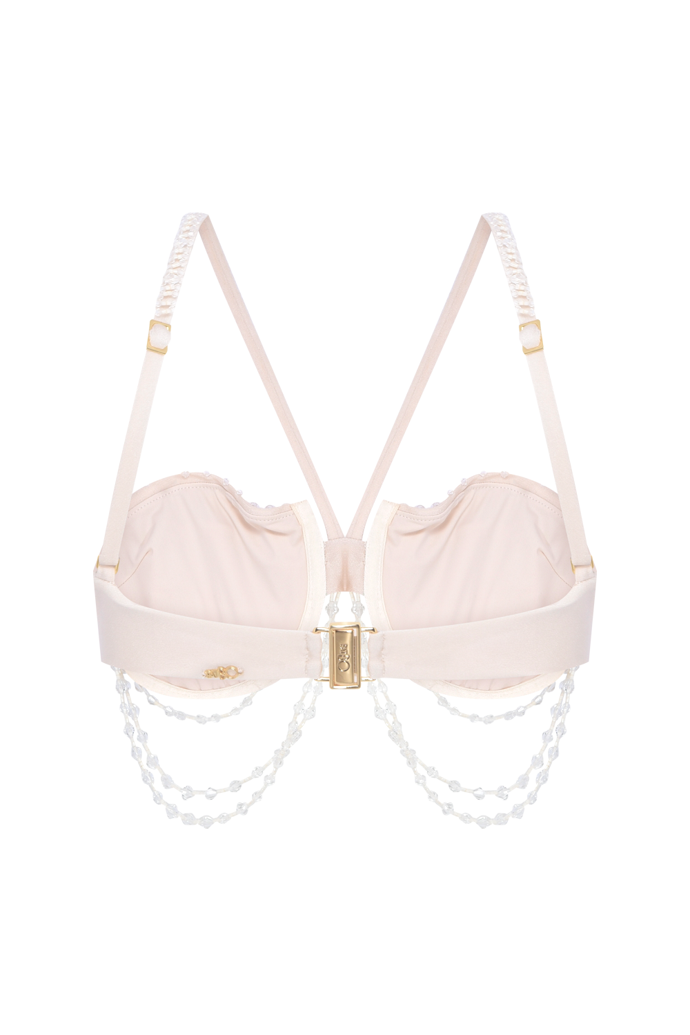 TOP DE BIQUINI GOLDEN DUNE LYCRA OFF WHITE