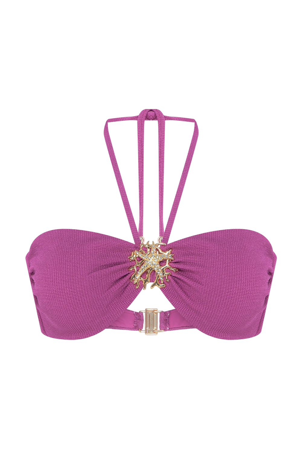 TOP DE BIQUINI MALHA MYRA ROSA ESCURO