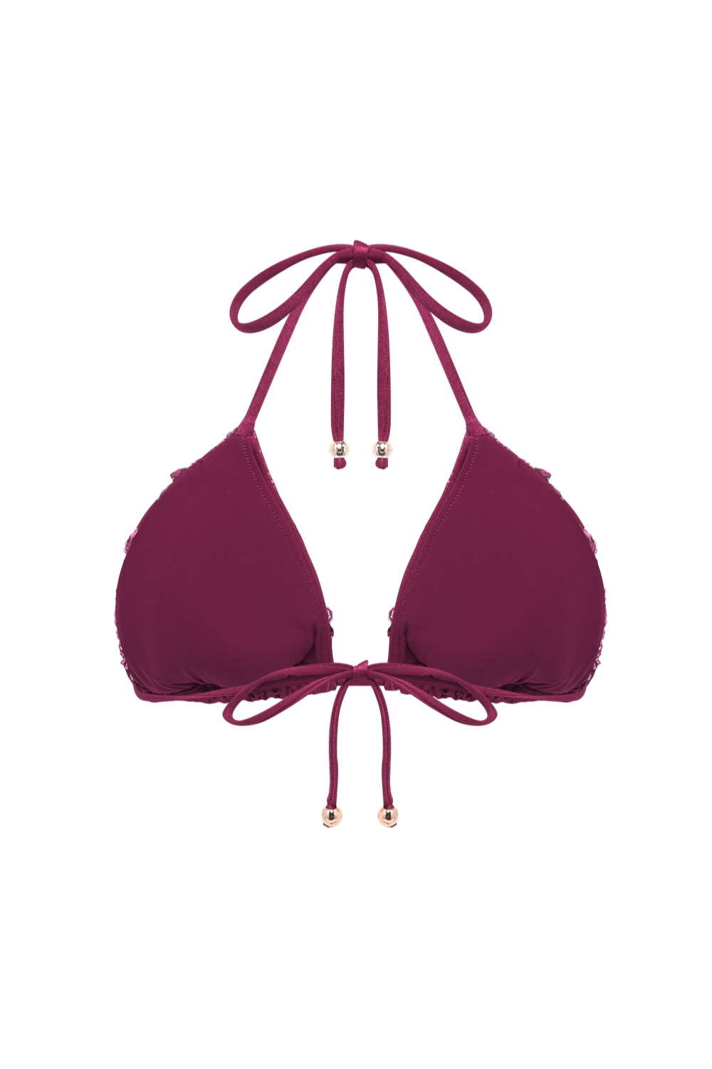 TOP DE BIQUINI SUNPETAL LYCRA  VERMELHO