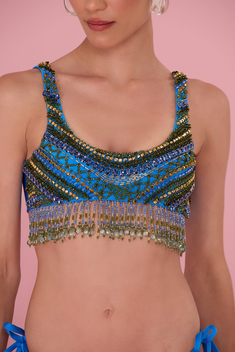 TOP BLUE JERSEY 1958
 AZUL