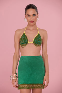 SAIA CURTA GREEN KNIT 1962
 VERDE