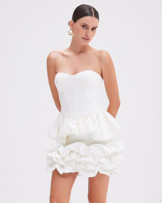 TOP CREPE MYSTIQUE  OFF WHITE