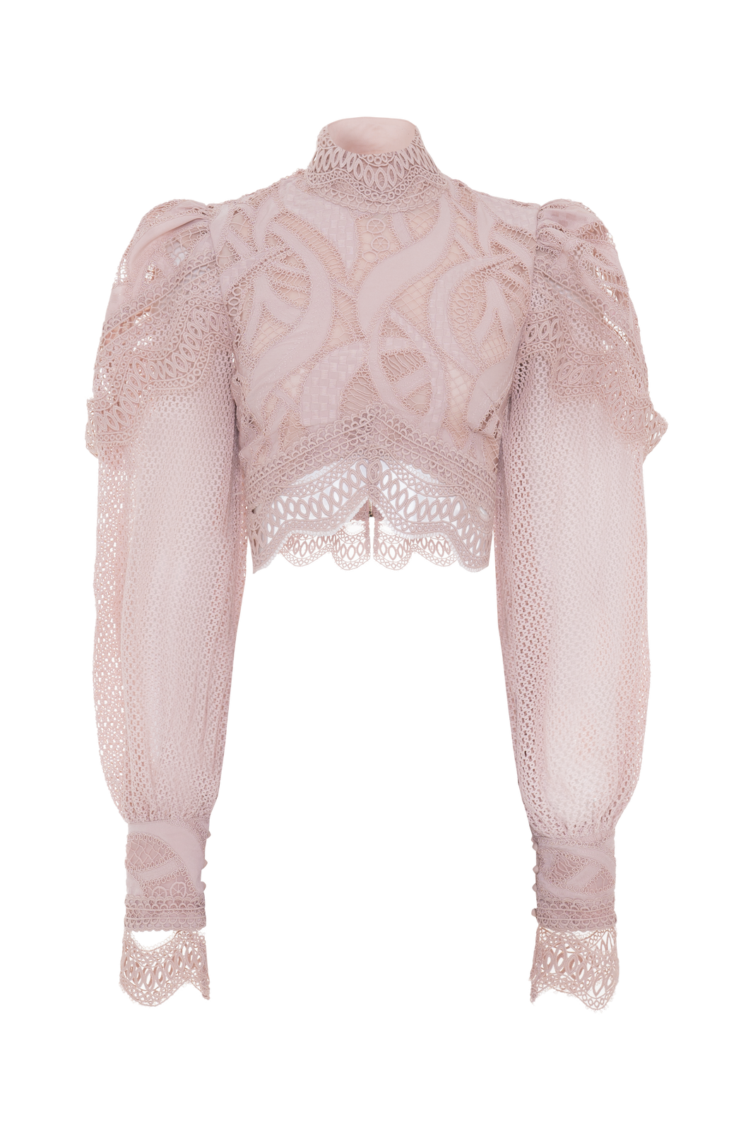 TOP AURA LACE ROSE