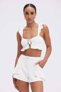 TOP BREEZE JACQUARD OFF WHITE