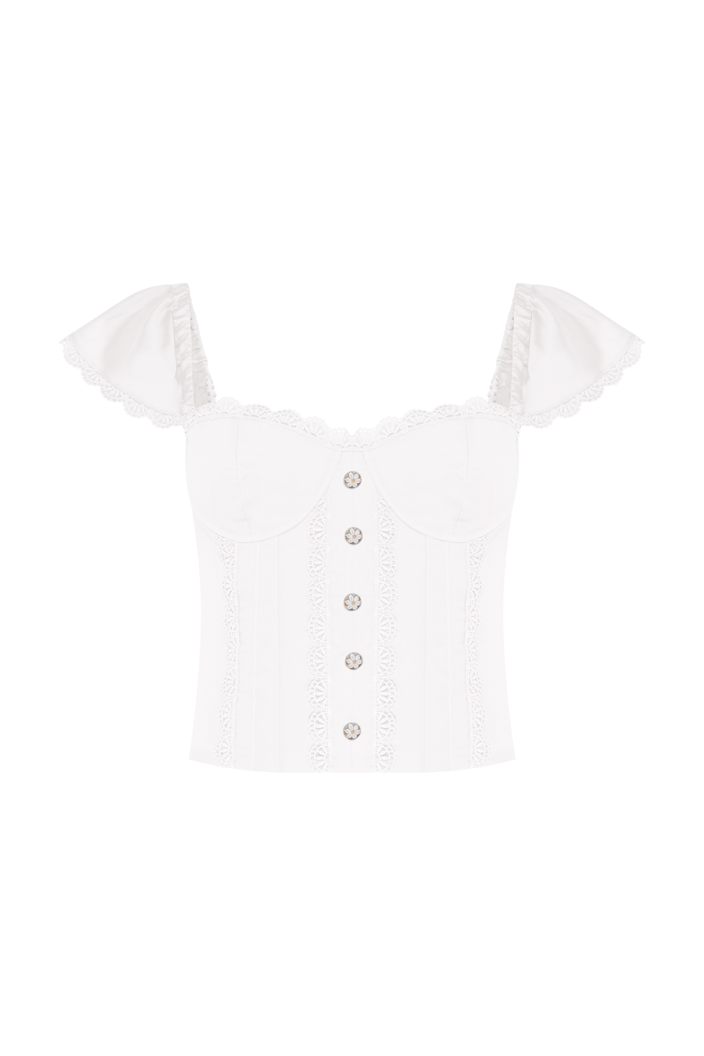 TOP TRICOLINE BRUMA OFF WHITE