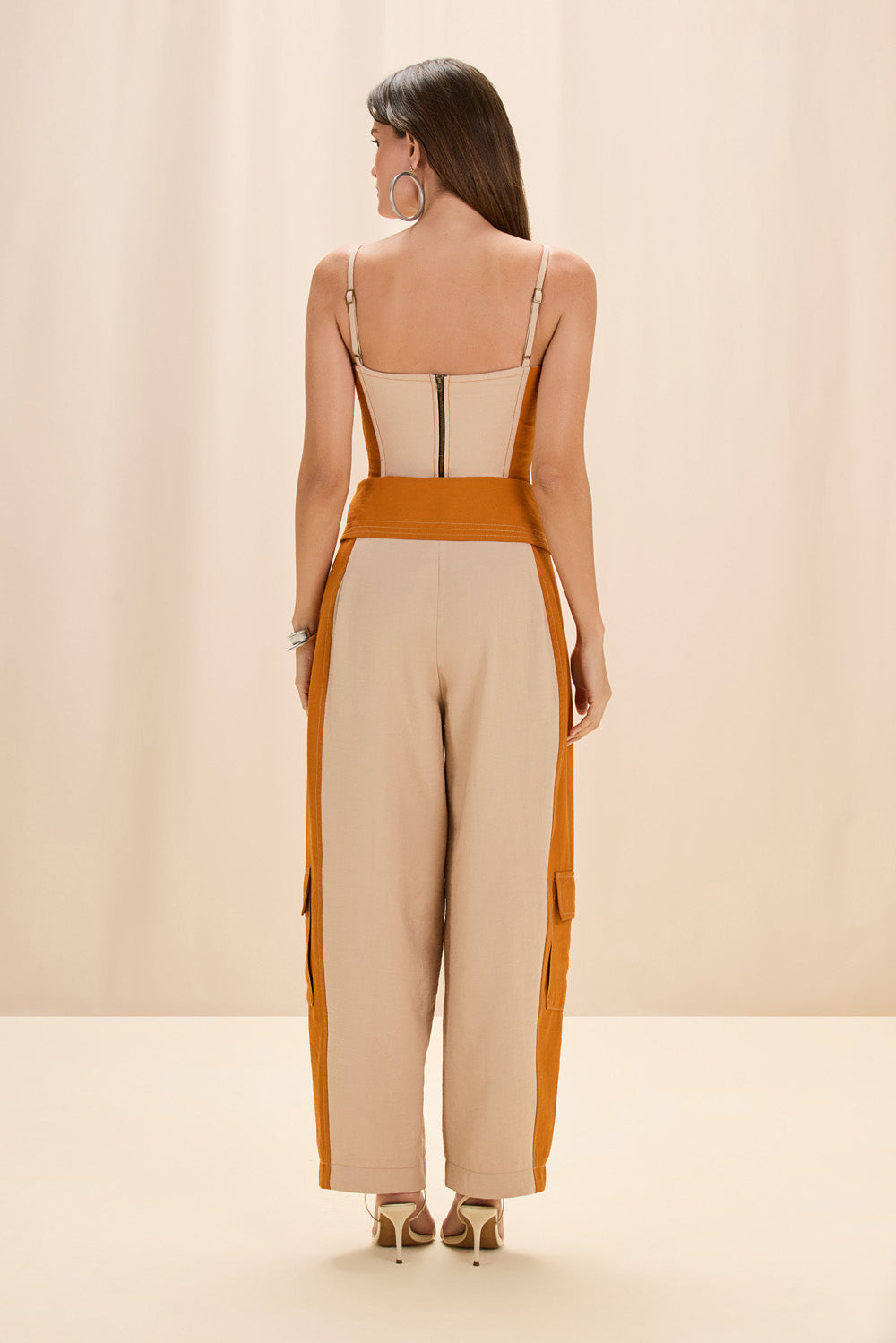 CALÇA TWILL SIENNA BEGE