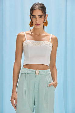 TOP LINHO ACQUA MIST BRANCO