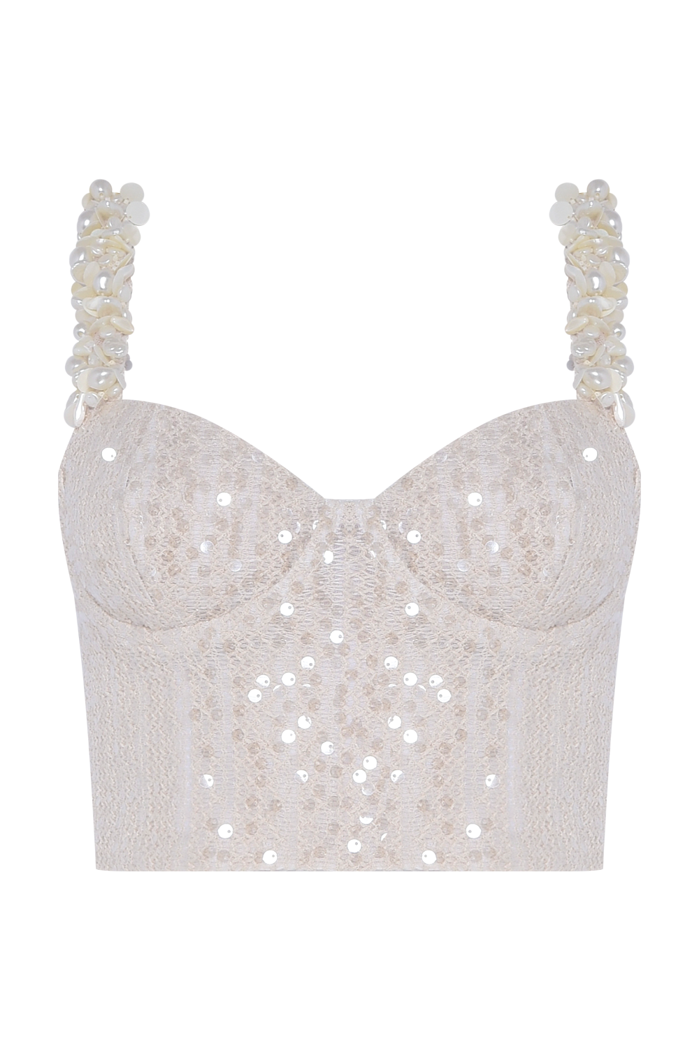 TOP IARA CROCHET BEGE