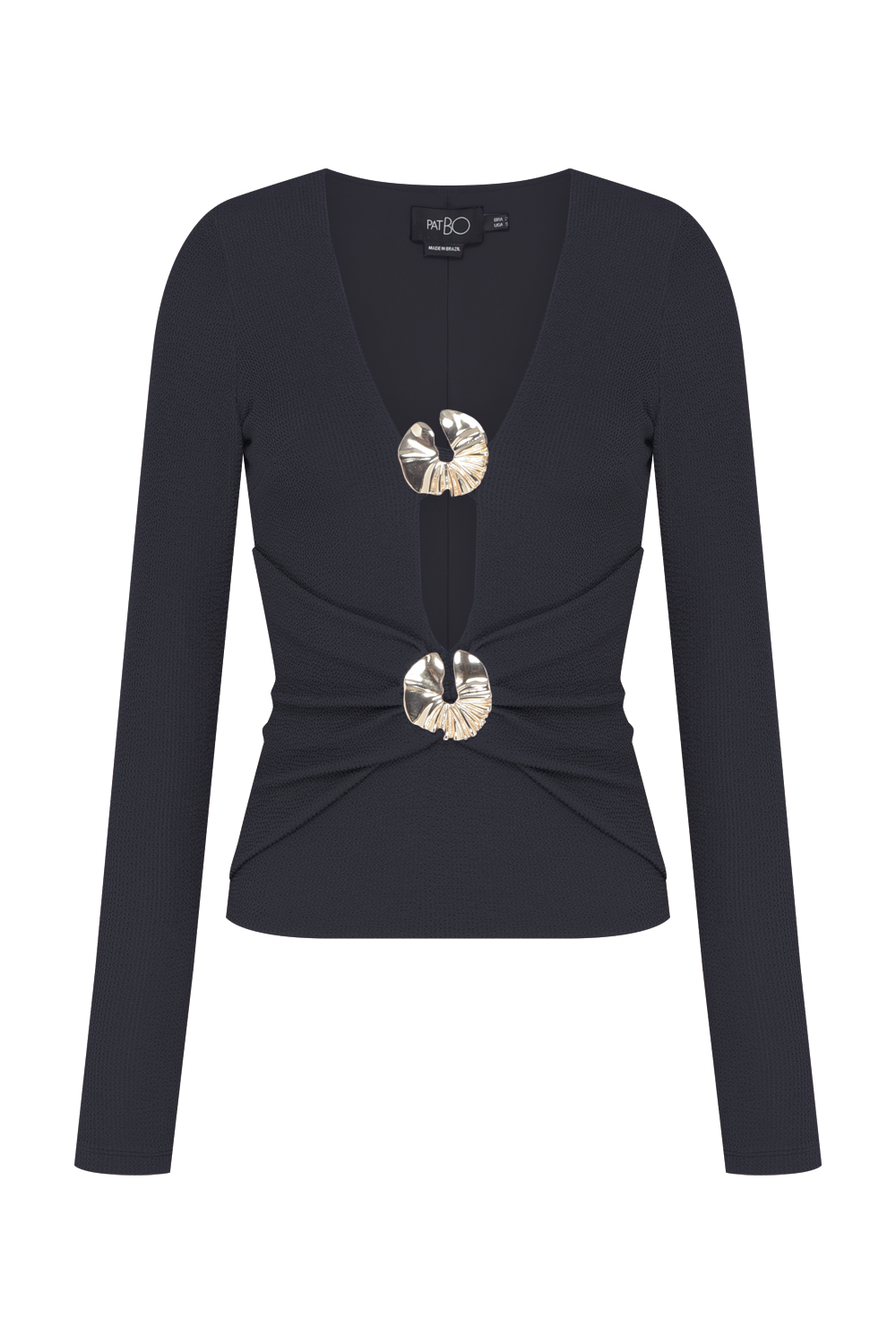 TOP MALHA CORA PRETO