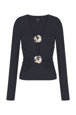TOP MALHA CORA PRETO
