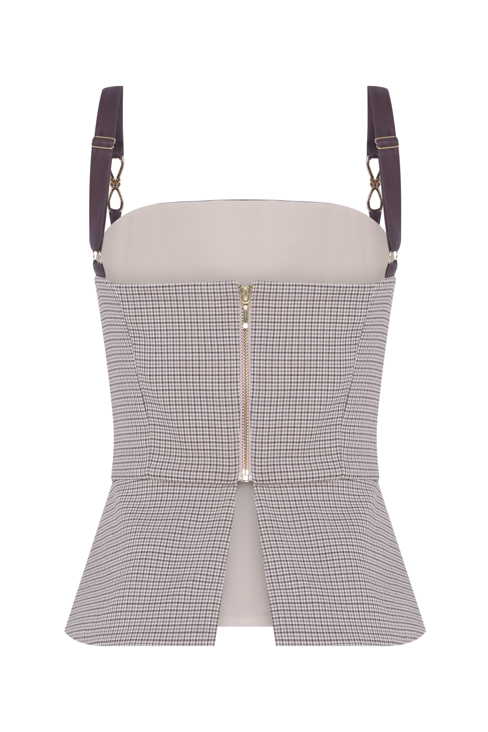 TOP TWEED ELSA MARROM