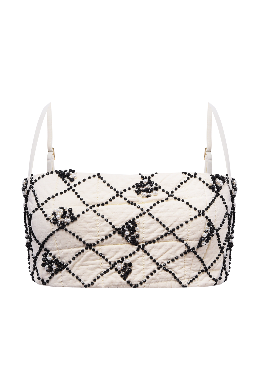 TOP MATELASSÊ CECÍLIA OFF WHITE