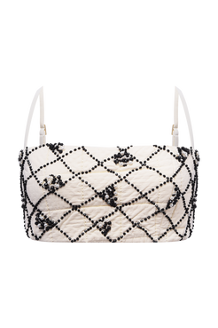 TOP MATELASSÊ CECÍLIA OFF WHITE