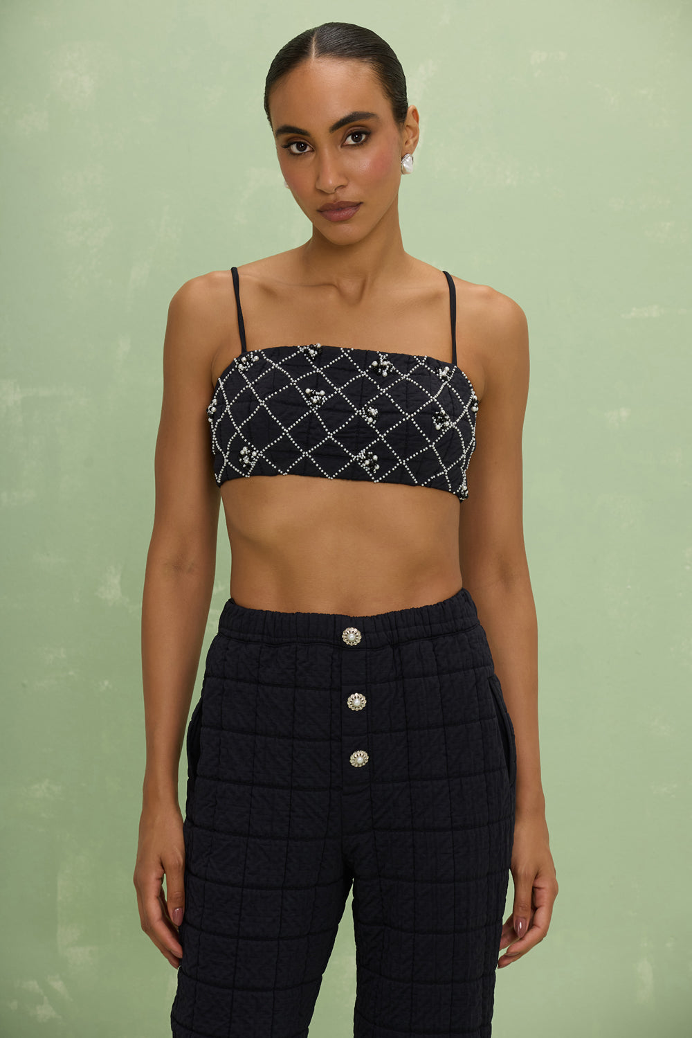 TOP MATELASSÊ CECÍLIA PRETO