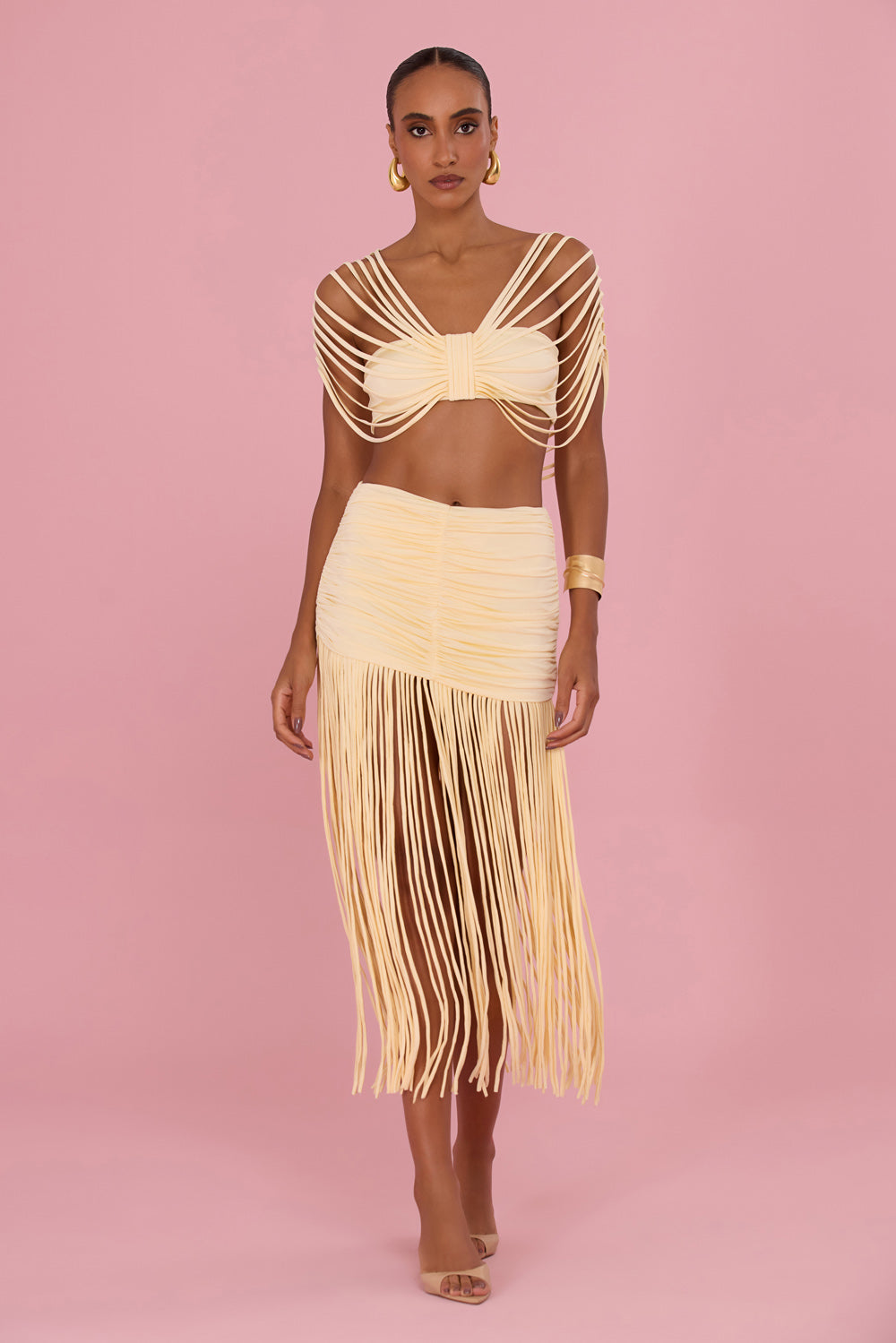 SAIA LONGA LYRIA JERSEY OFF WHITE