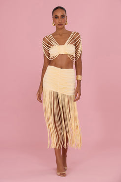 SAIA LONGA LYRIA JERSEY OFF WHITE