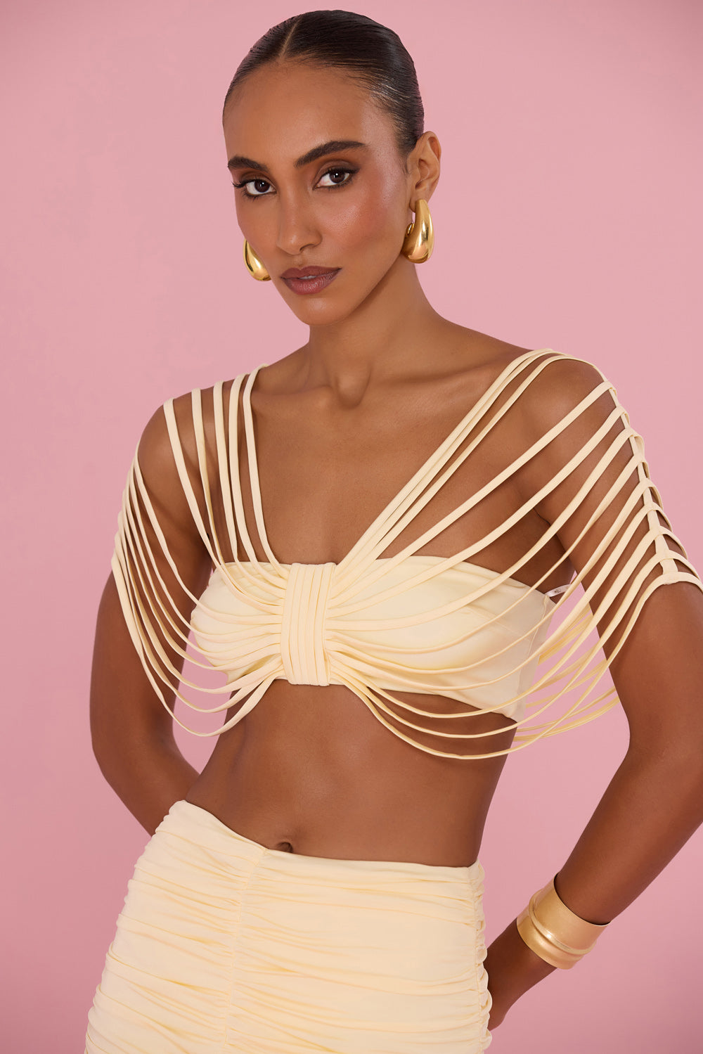 TOP LYRIA JERSEY OFF WHITE