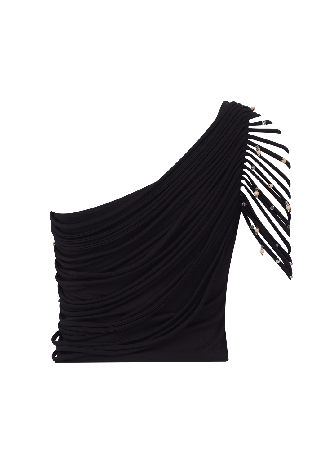 TOP LYRIA JERSEY  PRETO