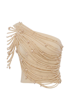 TOP LYRIA JERSEY  OFF WHITE