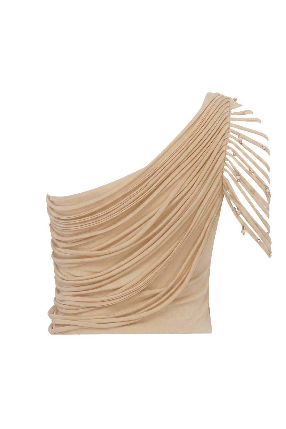 TOP LYRIA JERSEY  OFF WHITE