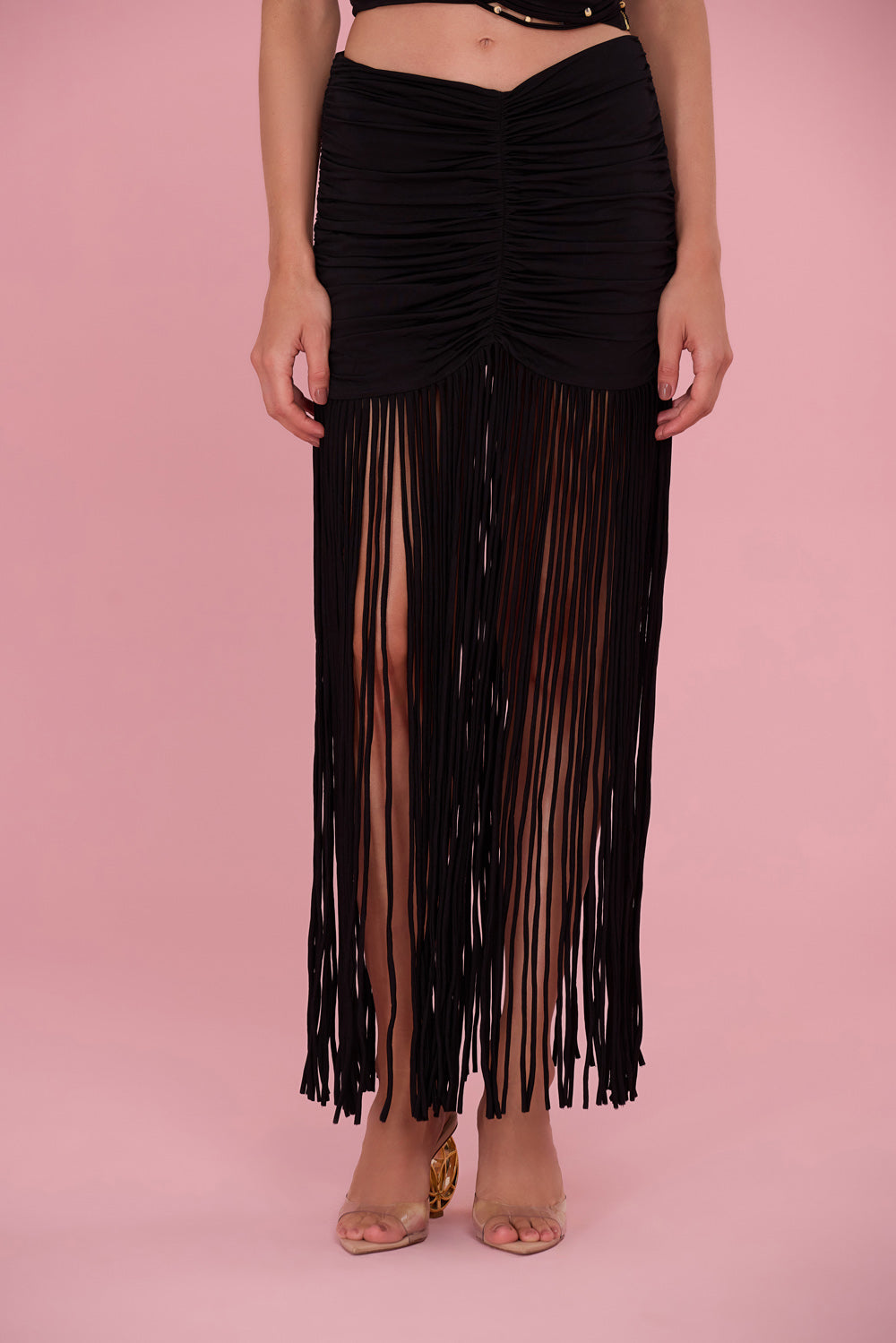 SAIA LONGA LYRIA JERSEY PRETO