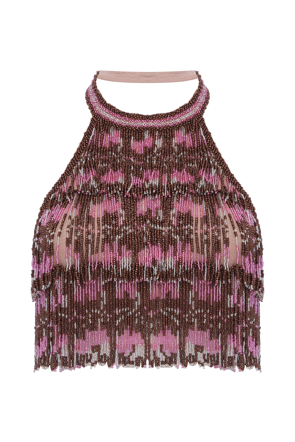 TOP ROSE MIRAGE LUREX MARROM