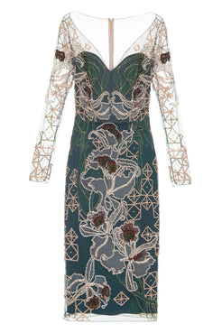 VESTIDO PATRICIA BONALDI VERAO 2019 VERDE ESCURO