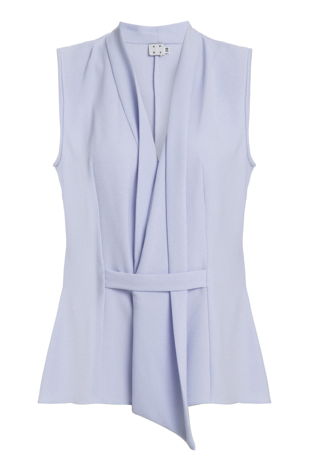 Blusa gola faixa lilas vitral
