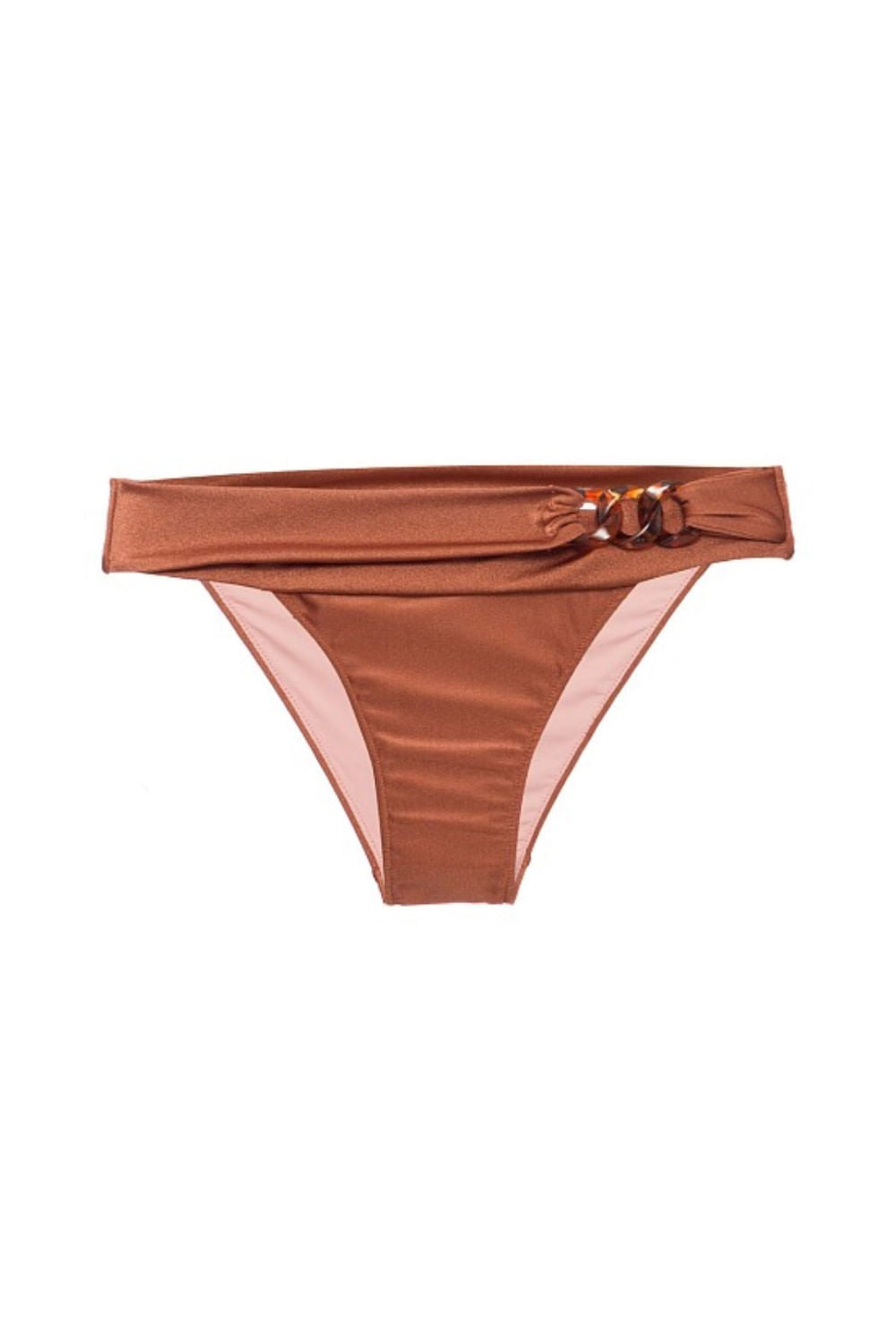 CALCINHA BIQUÍNI CORRENTE RESINA BRONZE