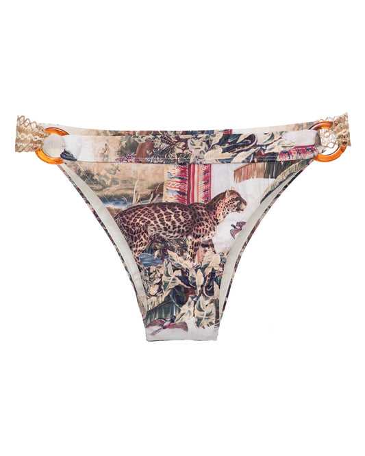 CALCINHA BIQUÍNI ARGOLAS ONÇA OFF WHITE