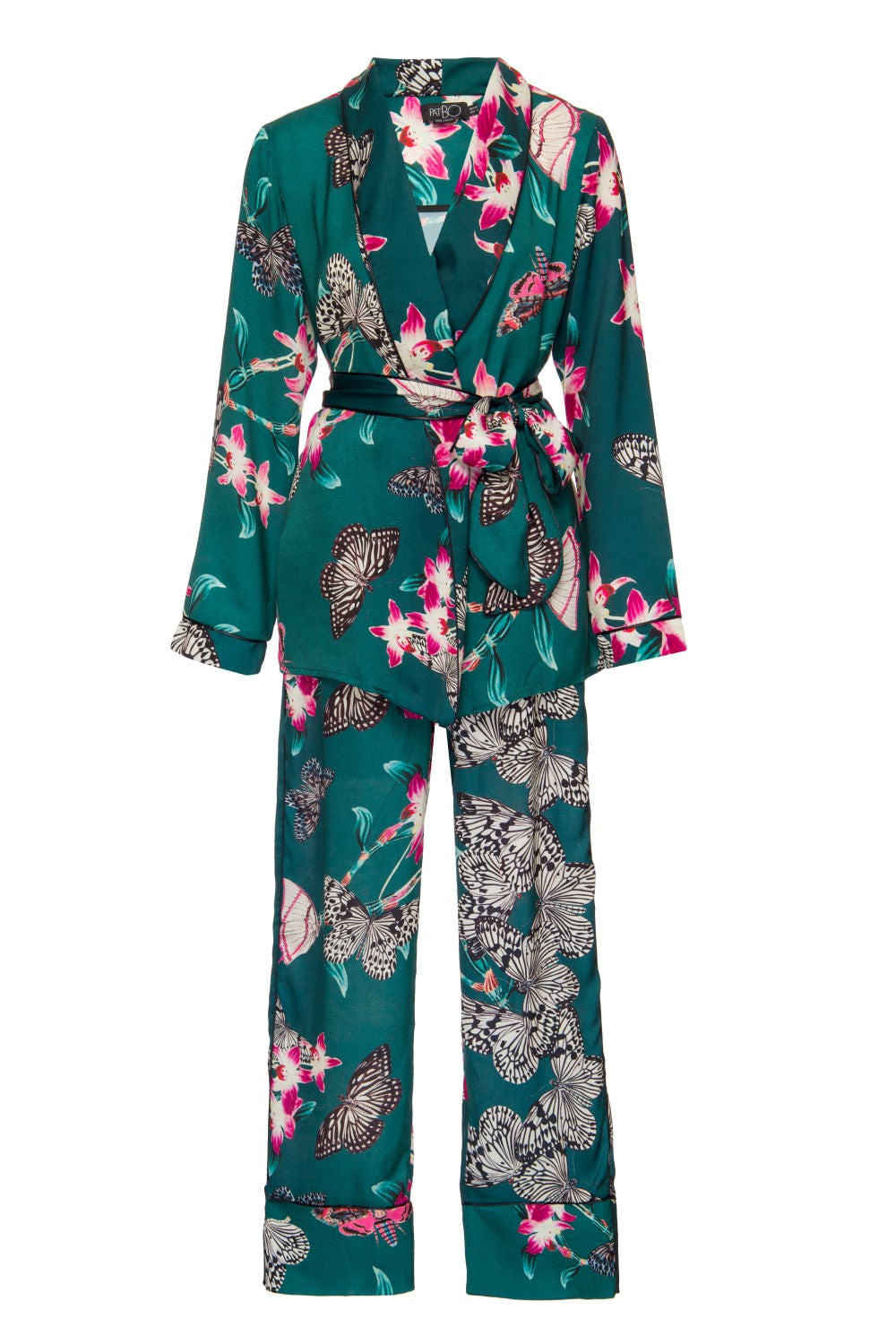 PIJAMA KIMONO LONGO BUTTERFLY
 VERDE