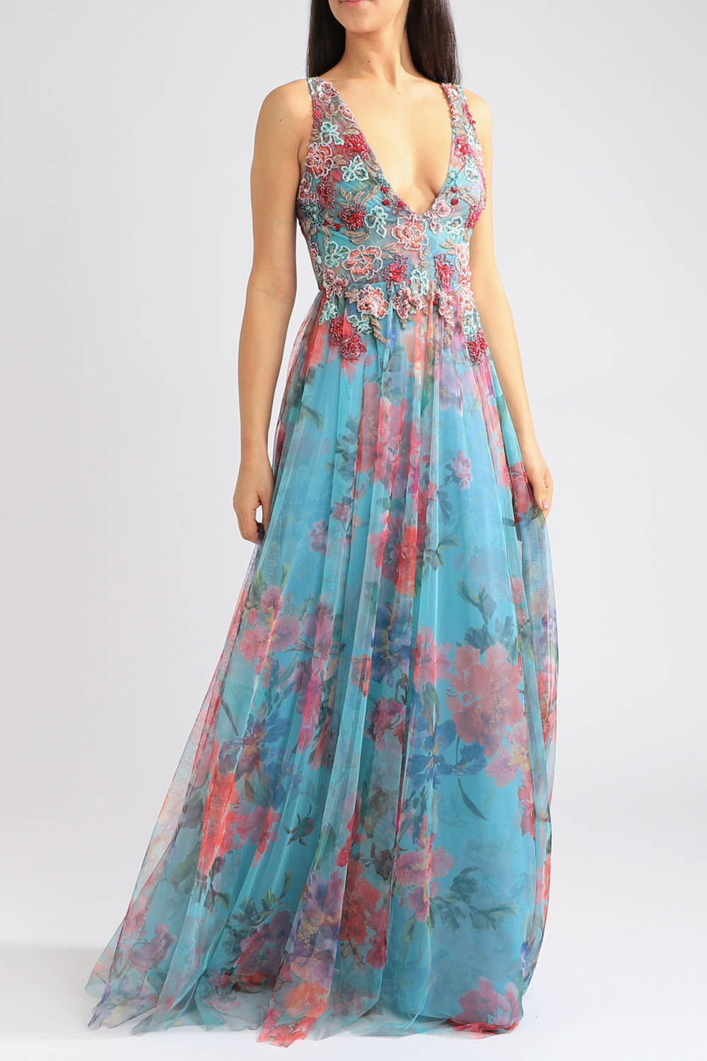 VESTIDO PATRICIA BONALDI VERAO 2021 AZUL